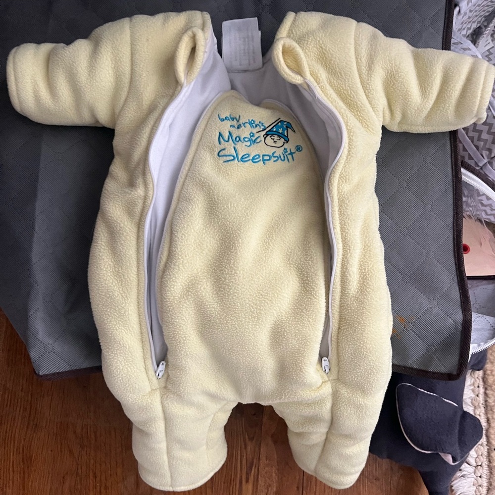 Magic Yellow Infant Sleepsuit Fleece